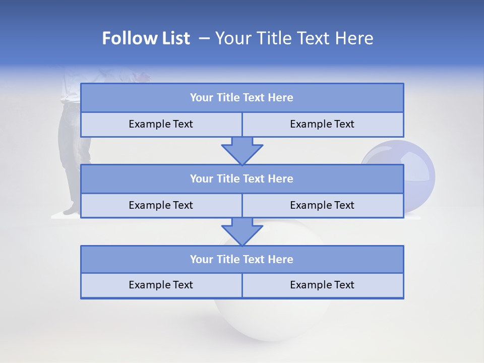 White Business Scale PowerPoint Template