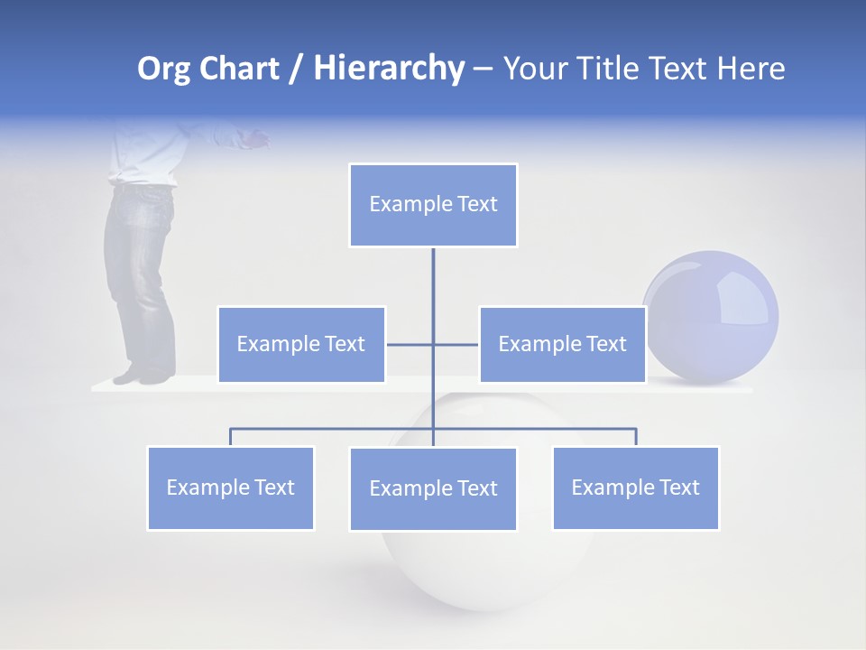 White Business Scale PowerPoint Template