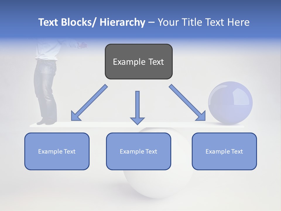 White Business Scale PowerPoint Template