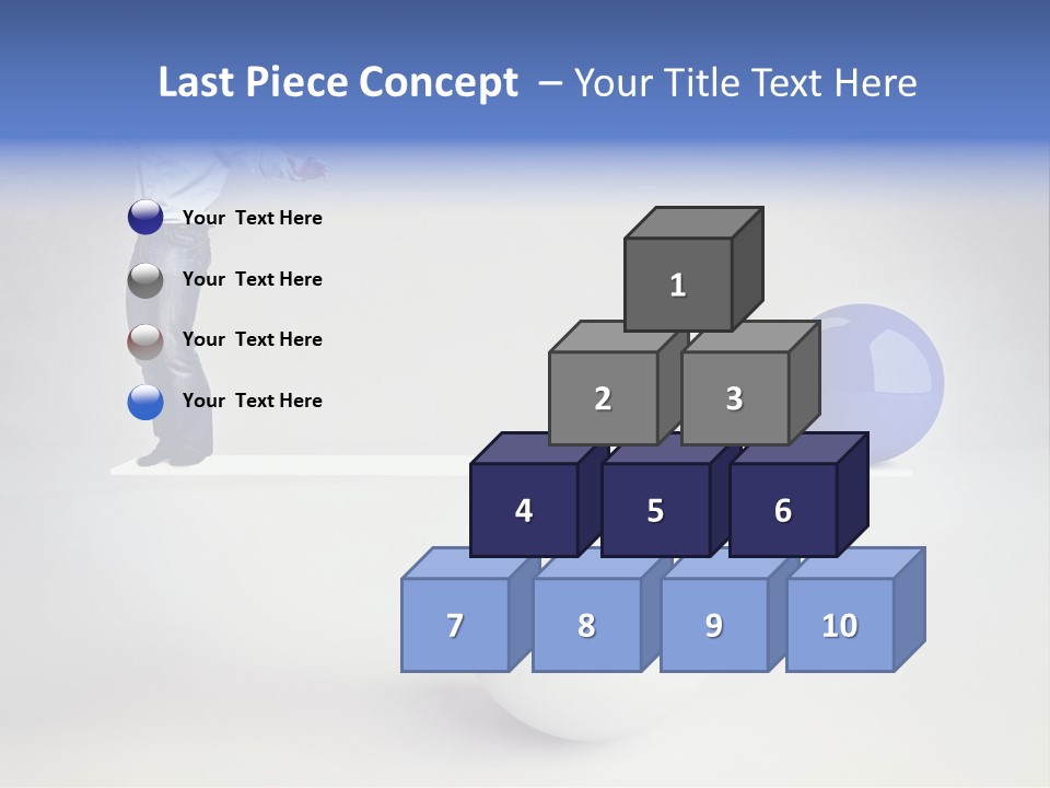 White Business Scale PowerPoint Template