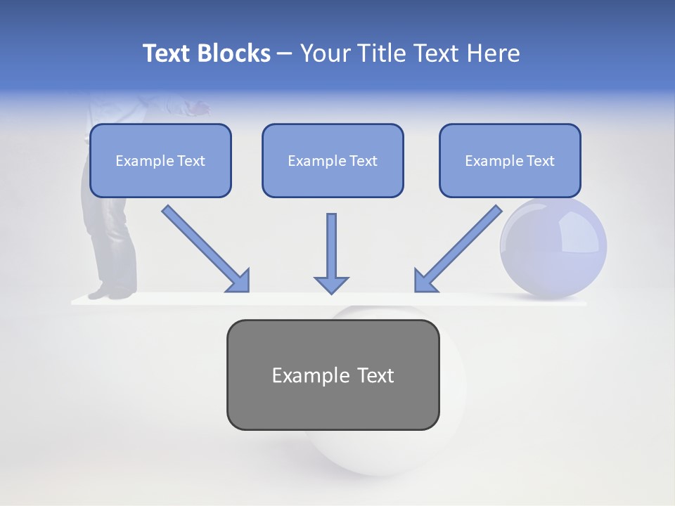 White Business Scale PowerPoint Template