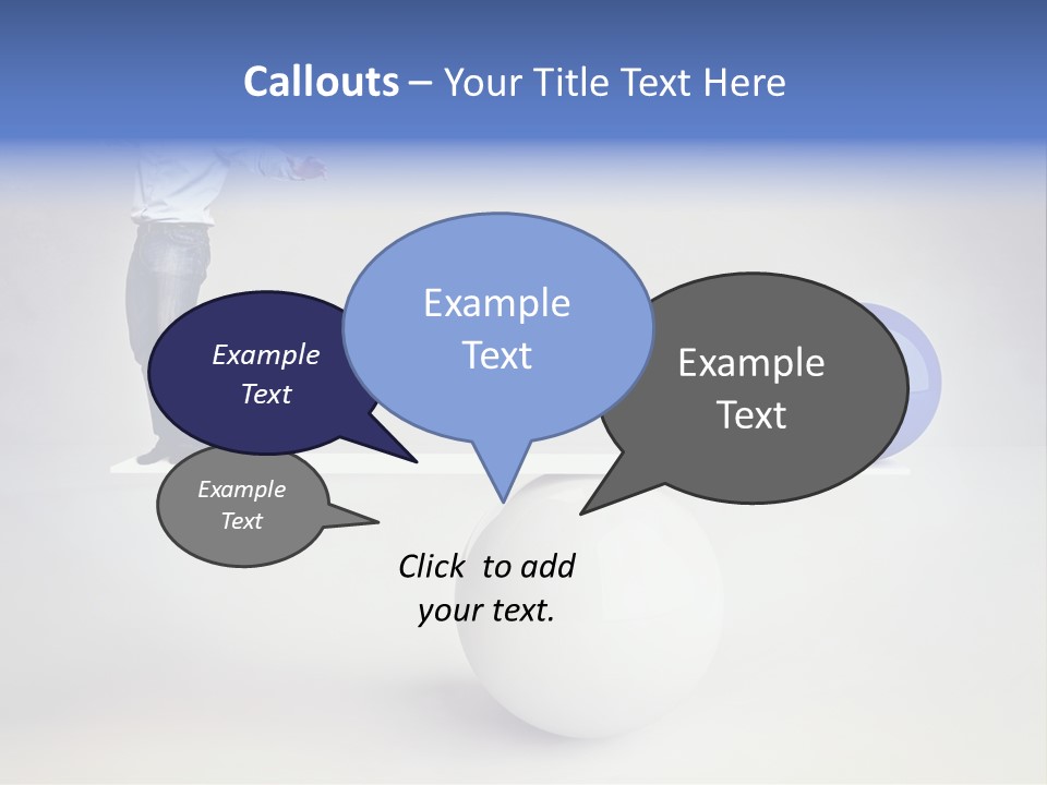 White Business Scale PowerPoint Template