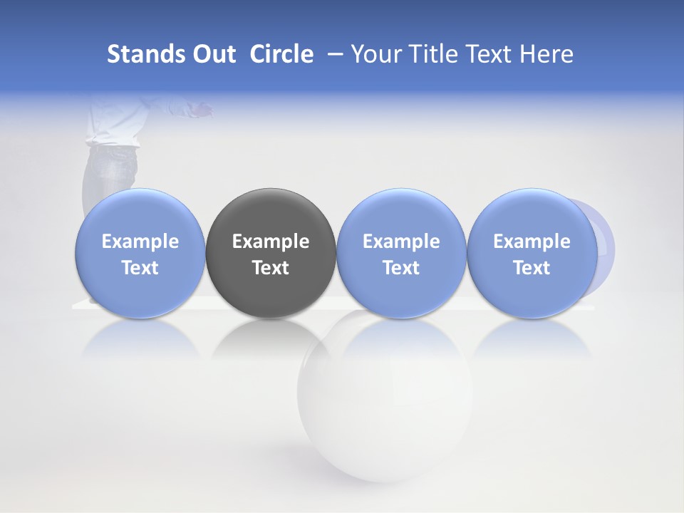 White Business Scale PowerPoint Template