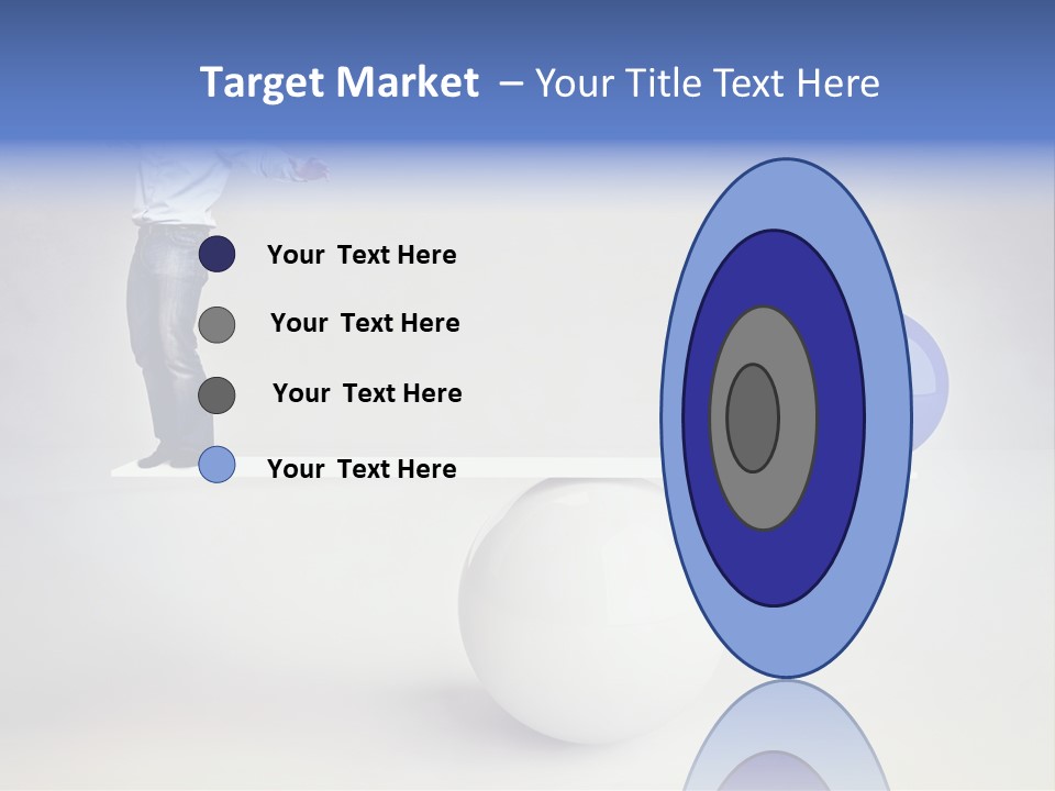 White Business Scale PowerPoint Template