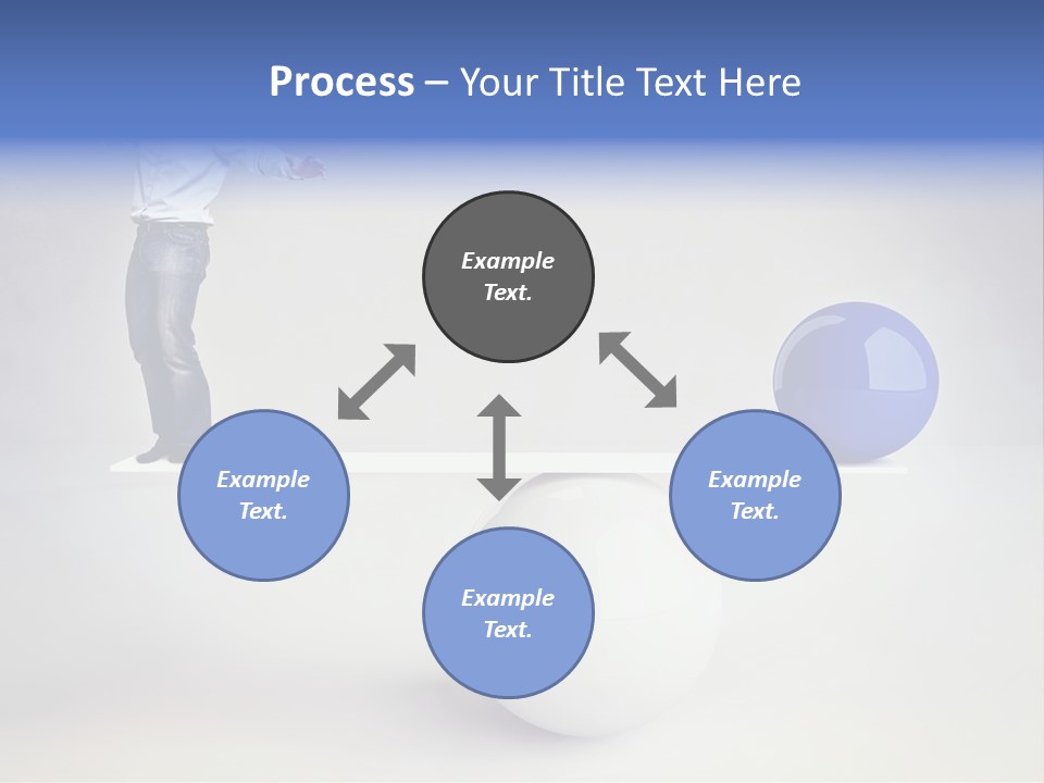 White Business Scale PowerPoint Template