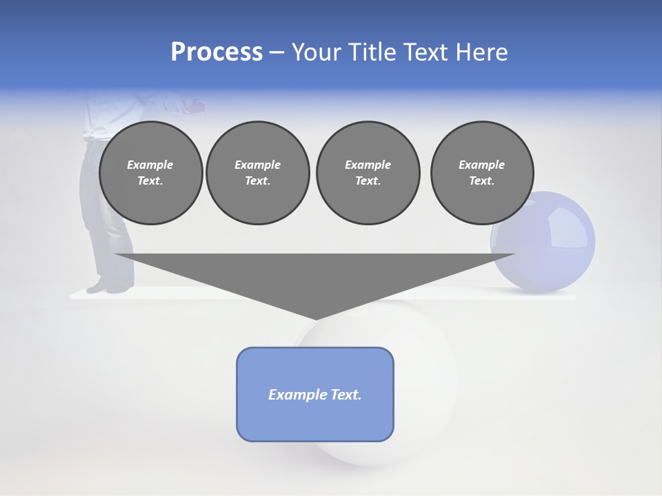 White Business Scale PowerPoint Template