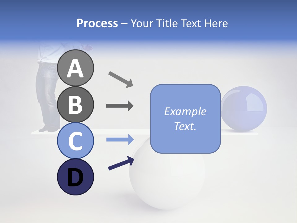 White Business Scale PowerPoint Template
