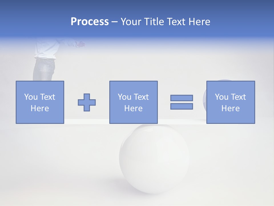 White Business Scale PowerPoint Template