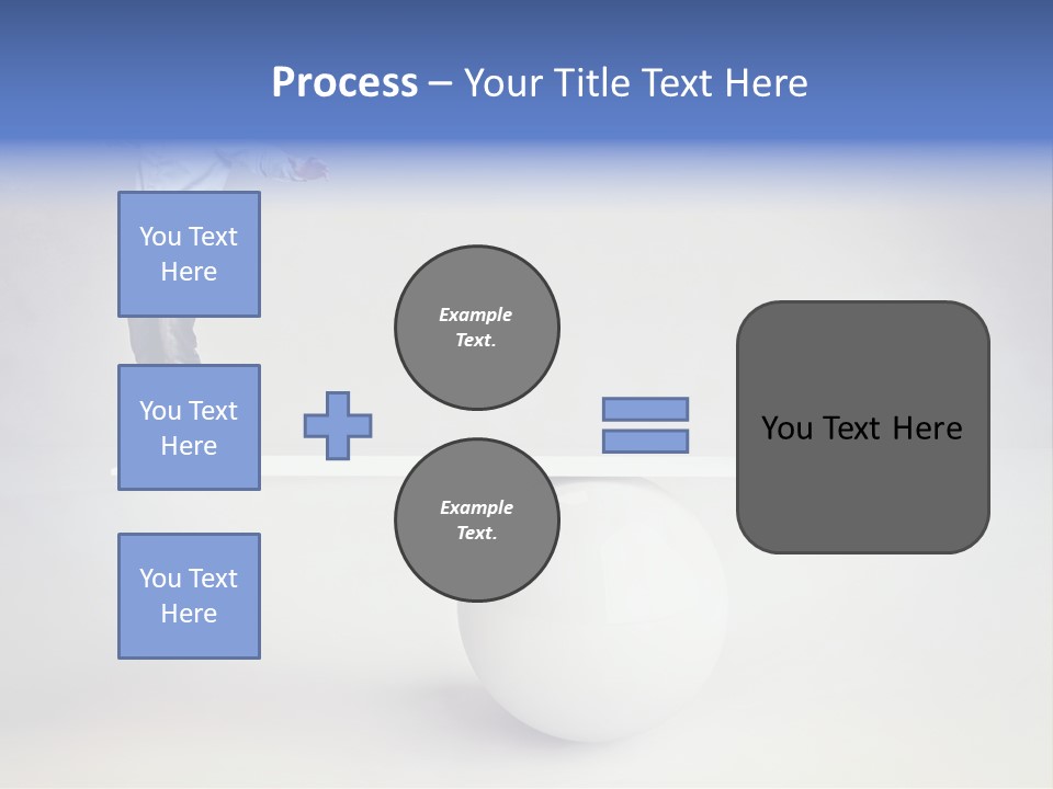 White Business Scale PowerPoint Template