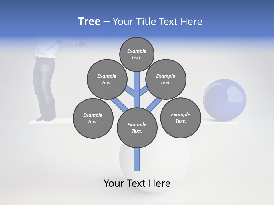White Business Scale PowerPoint Template