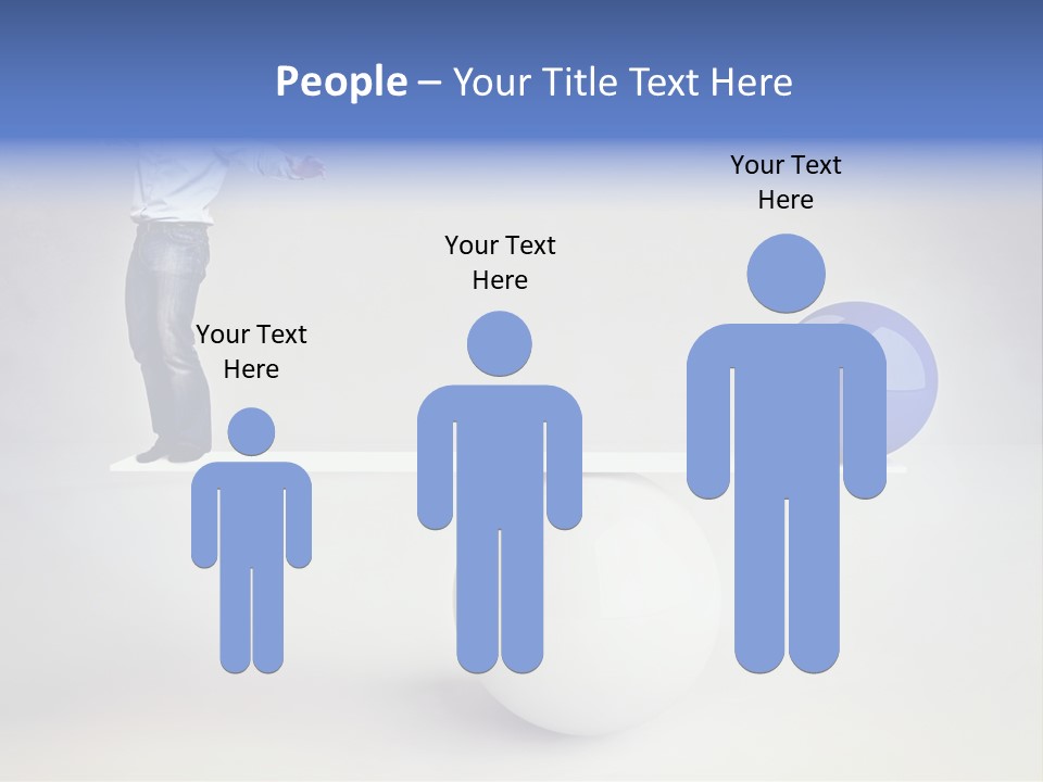 White Business Scale PowerPoint Template