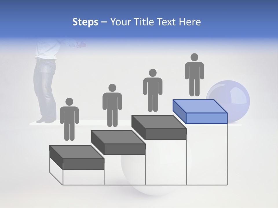 White Business Scale PowerPoint Template