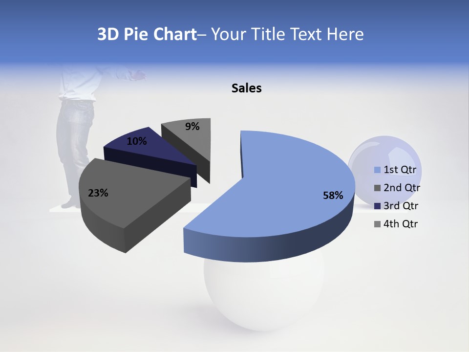 White Business Scale PowerPoint Template