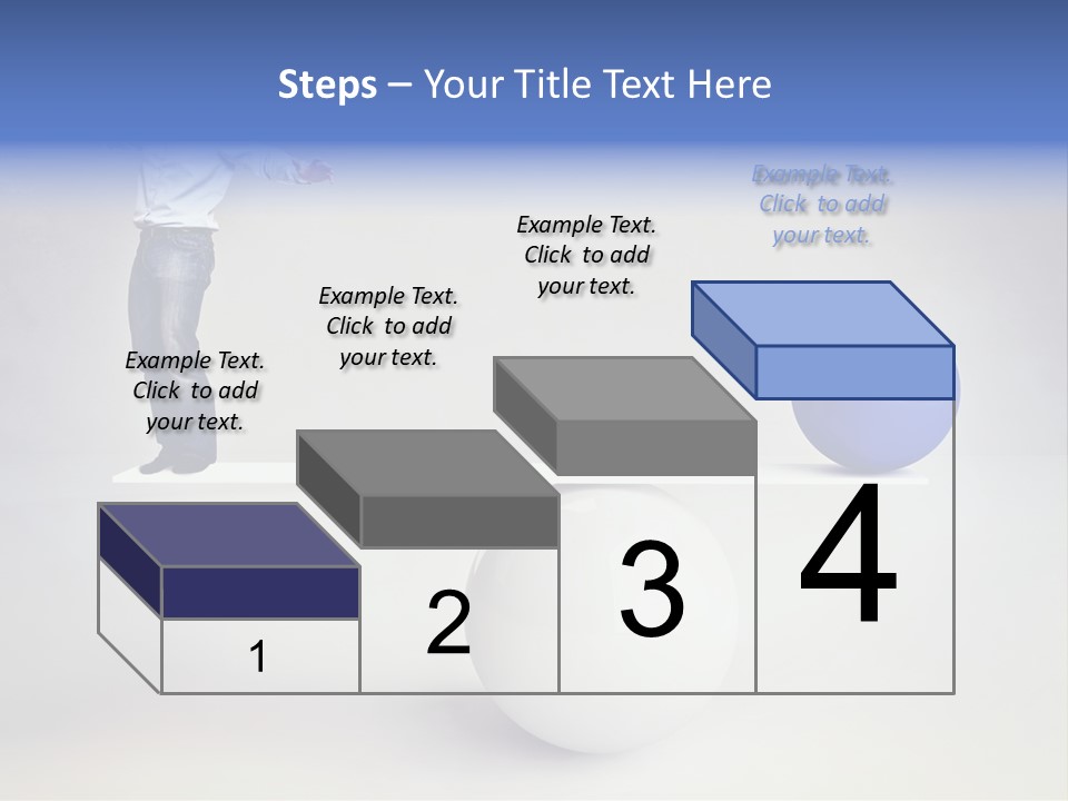 White Business Scale PowerPoint Template