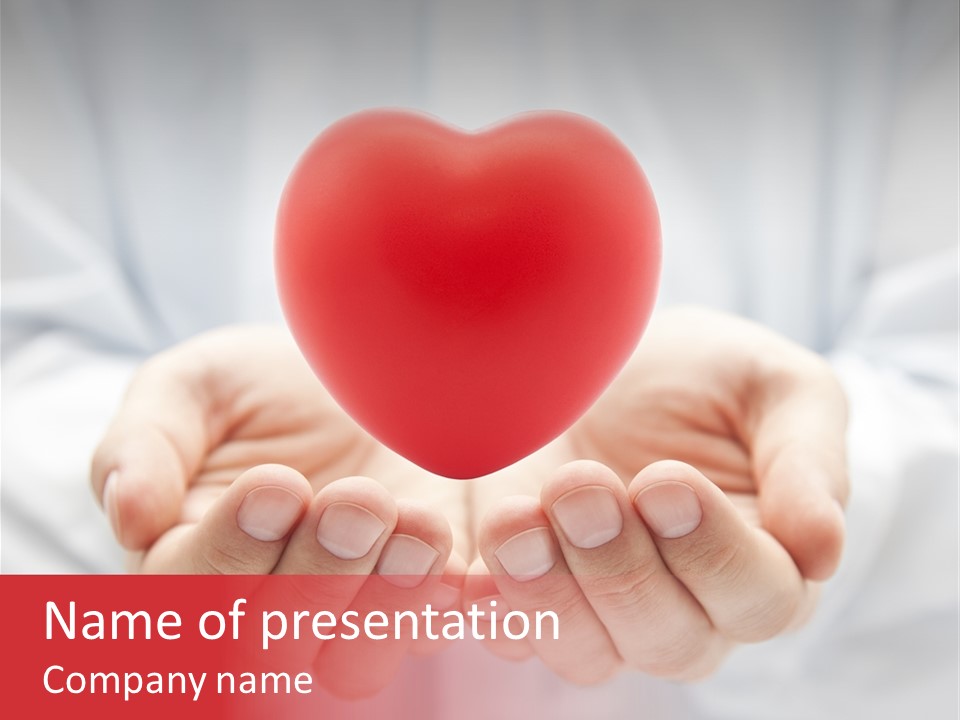 Love Hospital Giving PowerPoint Template