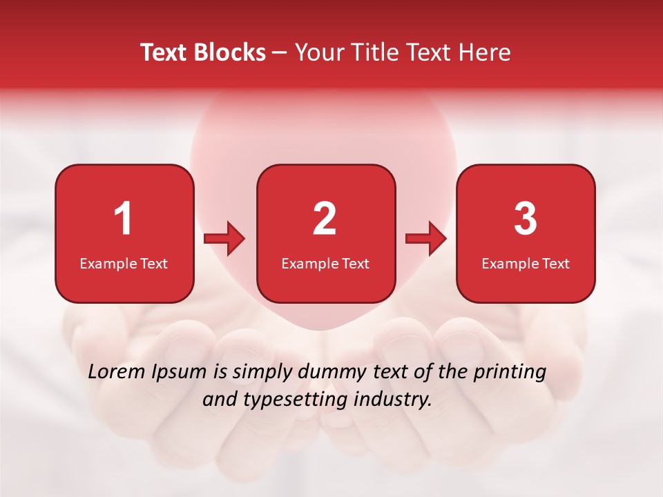 Love Hospital Giving PowerPoint Template