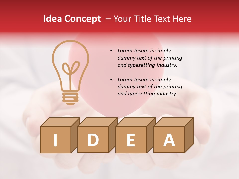 Love Hospital Giving PowerPoint Template