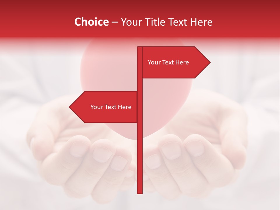 Love Hospital Giving PowerPoint Template