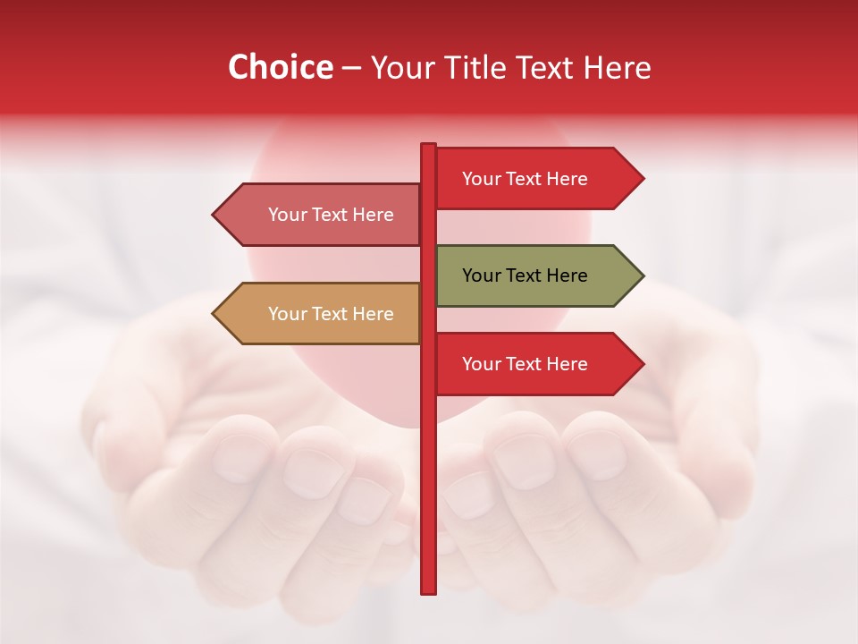 Love Hospital Giving PowerPoint Template