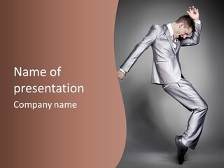 Motion Style Suit PowerPoint Template