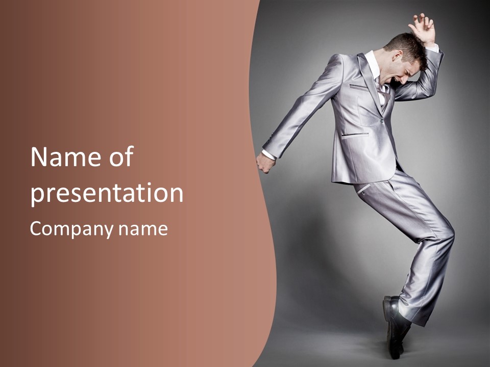 Motion Style Suit PowerPoint Template