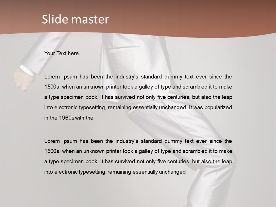 Motion Style Suit PowerPoint Template