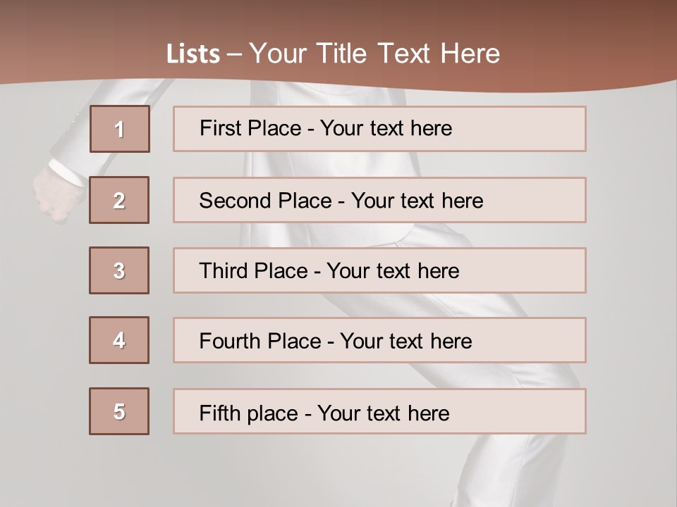 Motion Style Suit PowerPoint Template