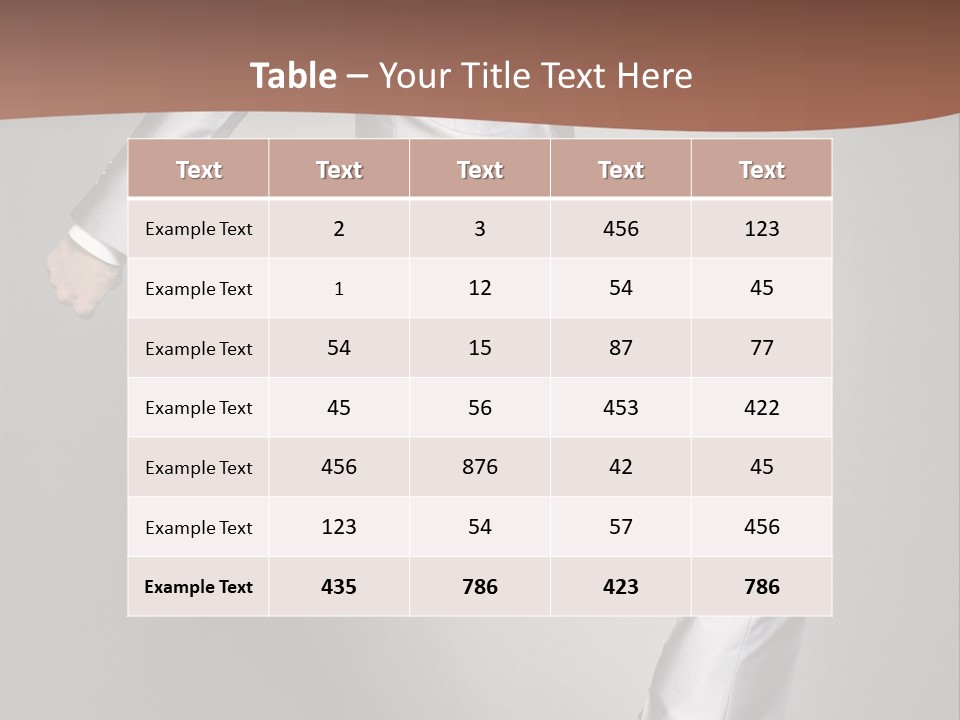 Motion Style Suit PowerPoint Template