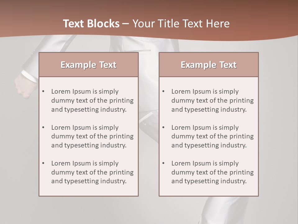 Motion Style Suit PowerPoint Template