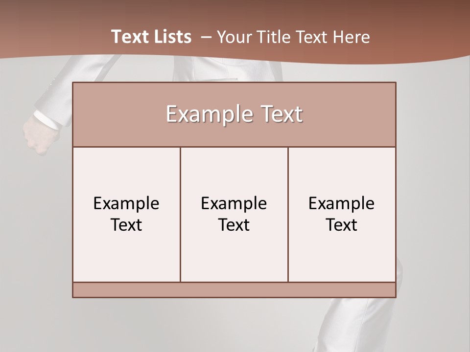 Motion Style Suit PowerPoint Template
