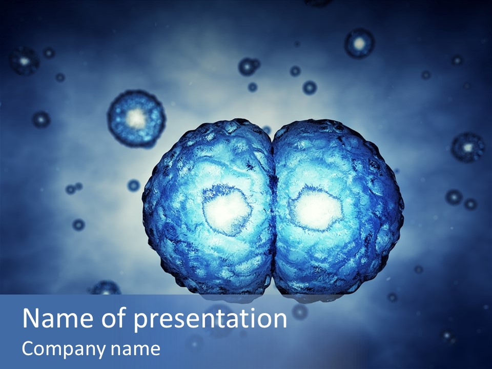 Cell Stem Genes PowerPoint Template