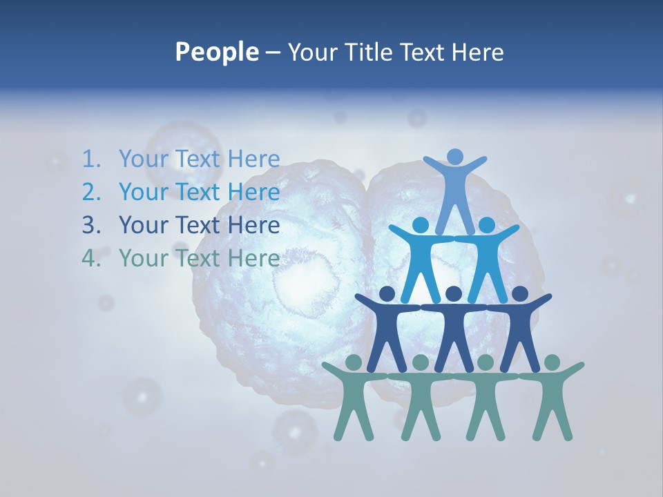 Cell Stem Genes PowerPoint Template