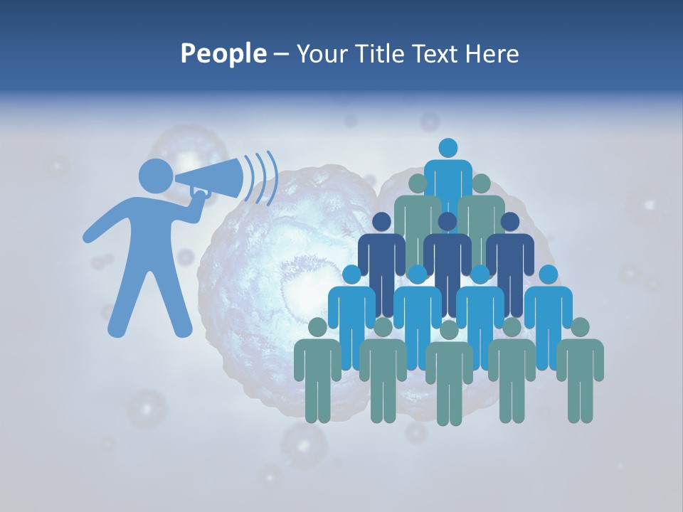 Cell Stem Genes PowerPoint Template