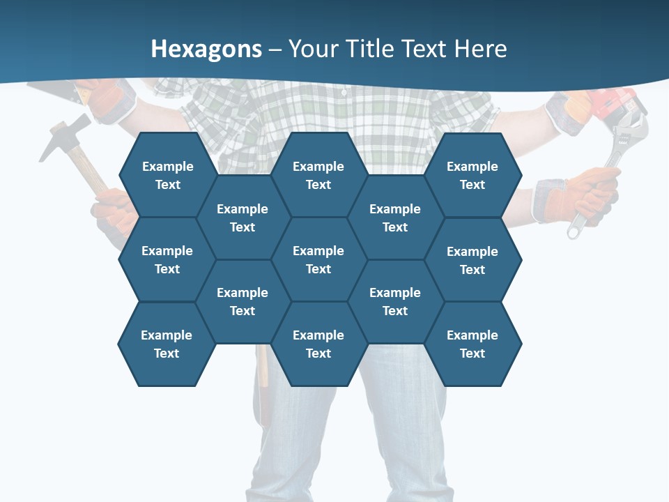 Blue Maintenance Fix PowerPoint Template