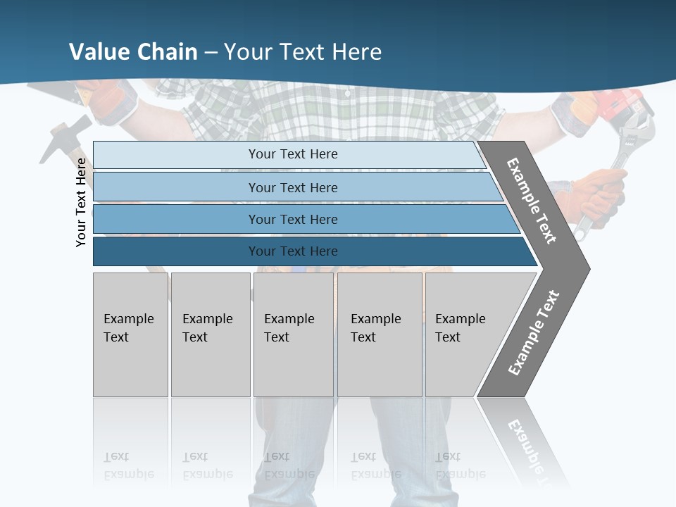 Blue Maintenance Fix PowerPoint Template