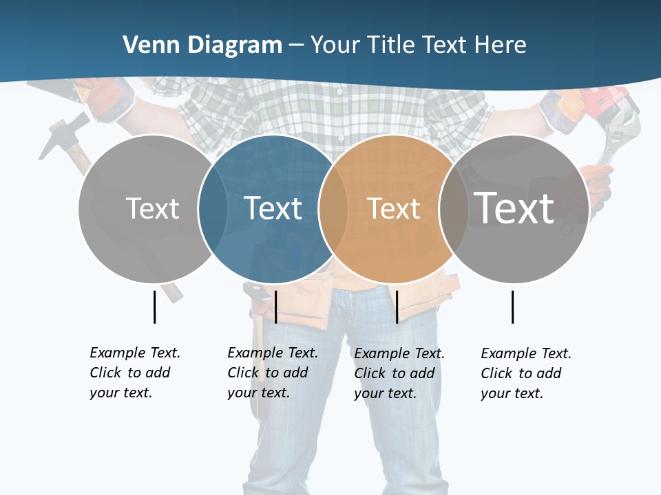 Blue Maintenance Fix PowerPoint Template