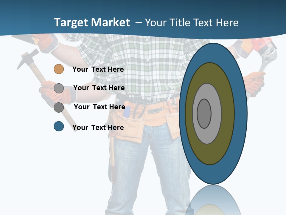 Blue Maintenance Fix PowerPoint Template