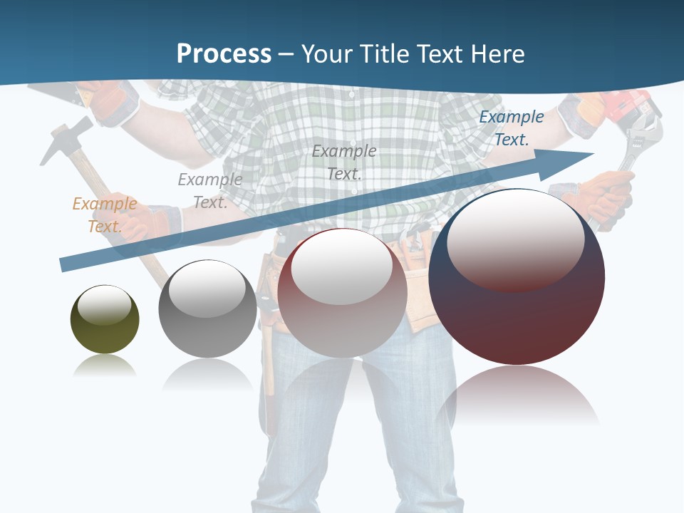 Blue Maintenance Fix PowerPoint Template