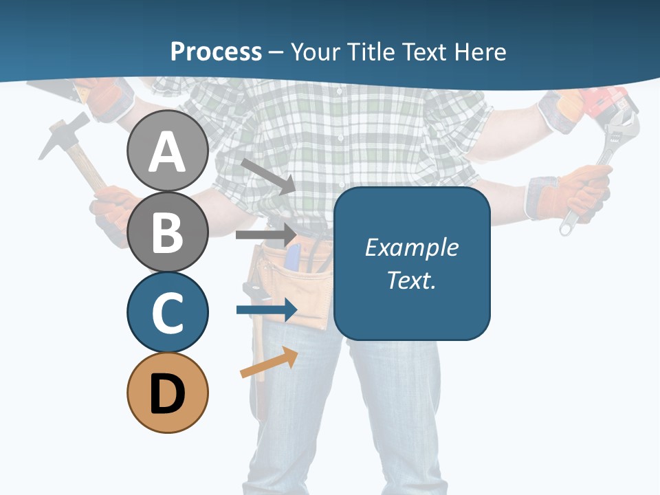 Blue Maintenance Fix PowerPoint Template