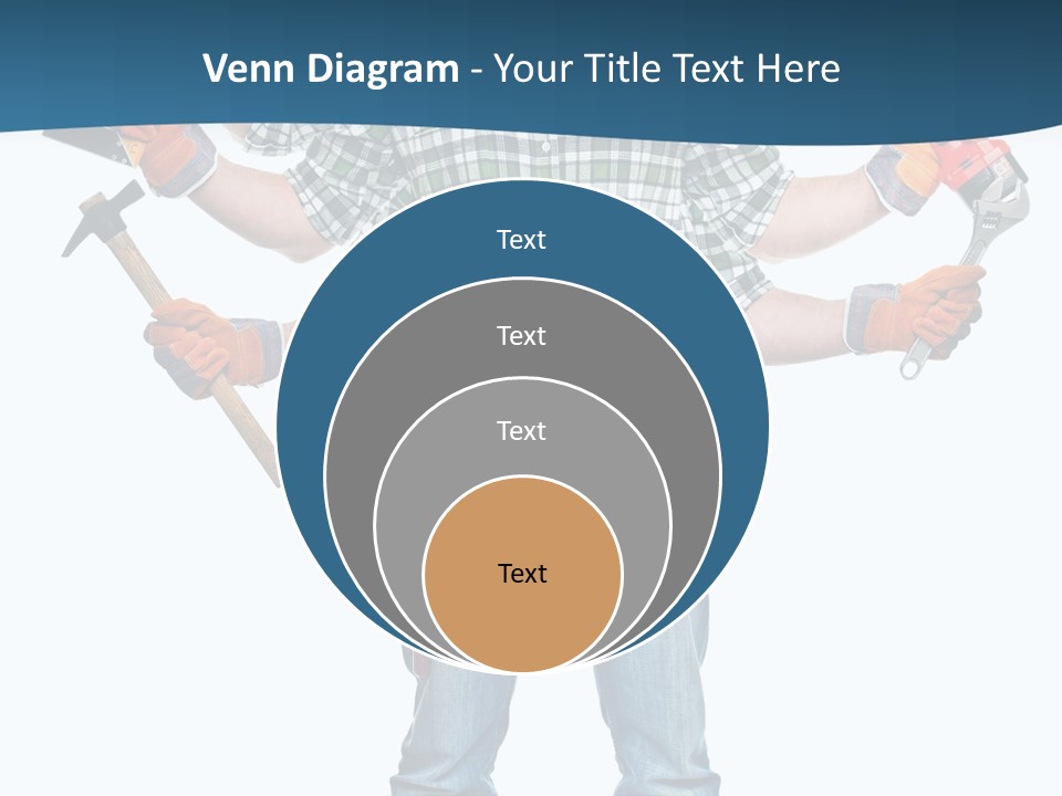 Blue Maintenance Fix PowerPoint Template