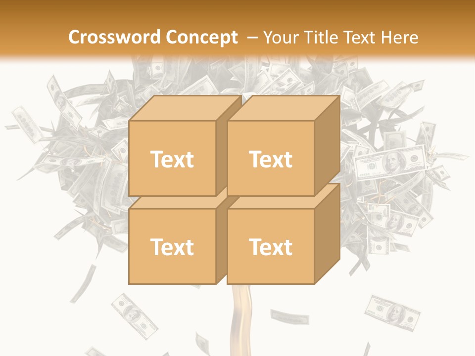 Gold Making Stock PowerPoint Template