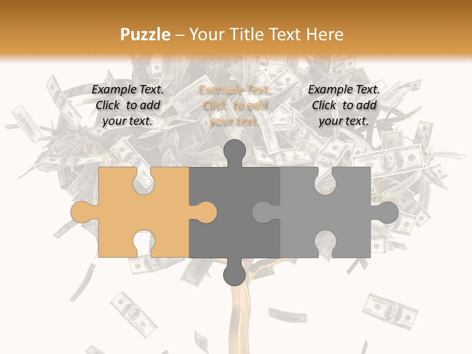 Gold Making Stock PowerPoint Template