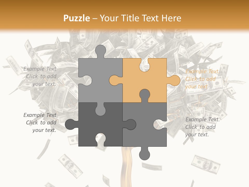 Gold Making Stock PowerPoint Template