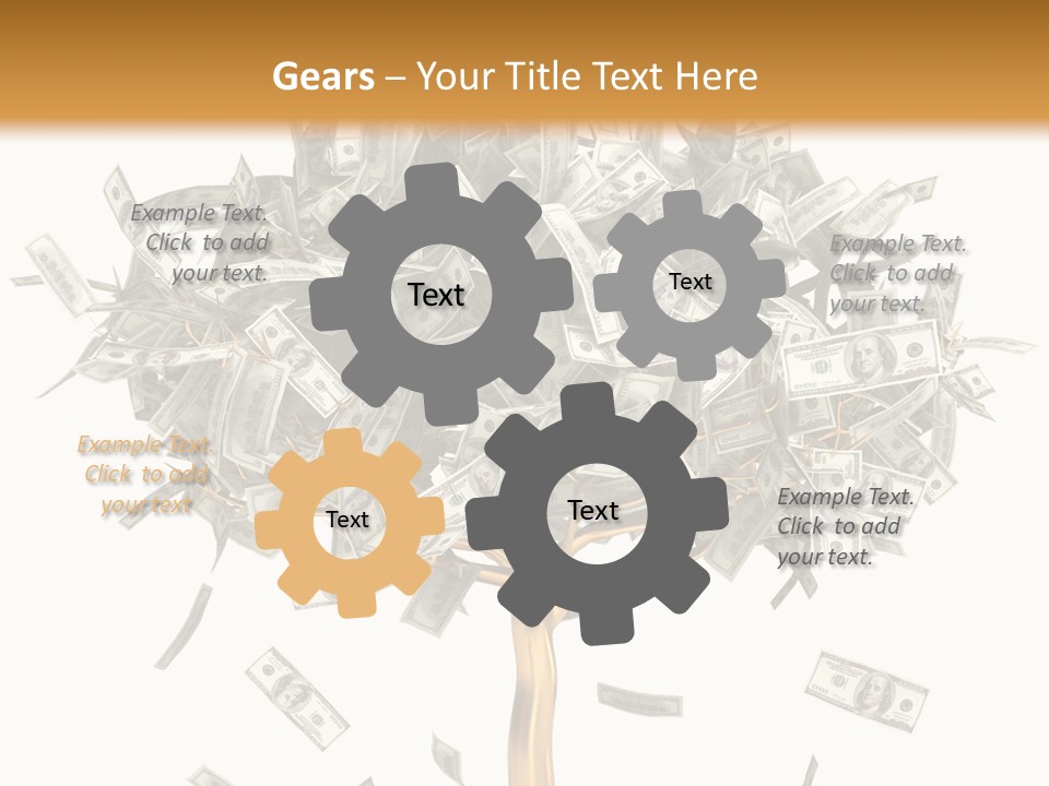 Gold Making Stock PowerPoint Template