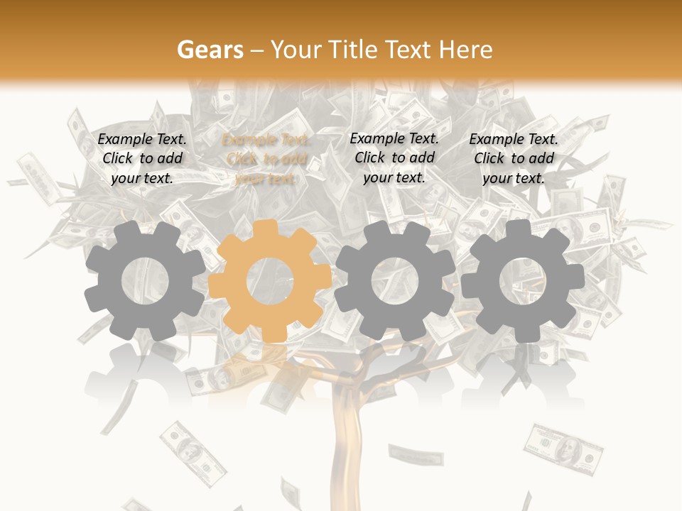 Gold Making Stock PowerPoint Template