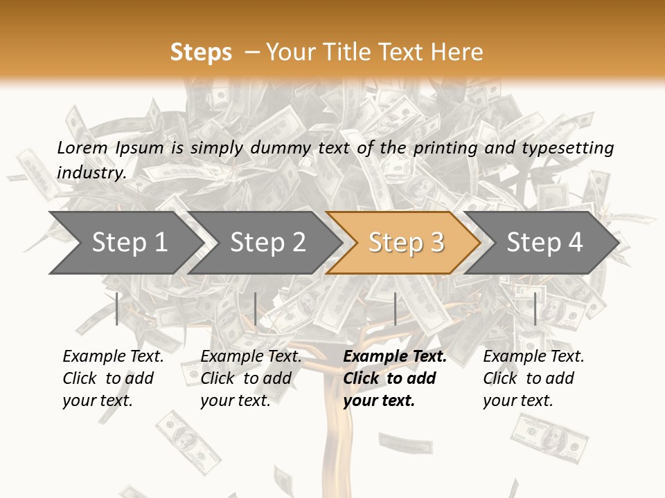 Gold Making Stock PowerPoint Template