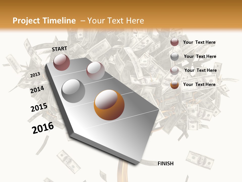 Gold Making Stock PowerPoint Template
