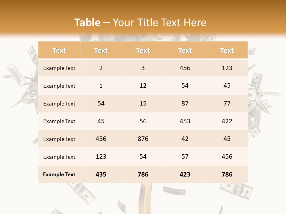 Gold Making Stock PowerPoint Template