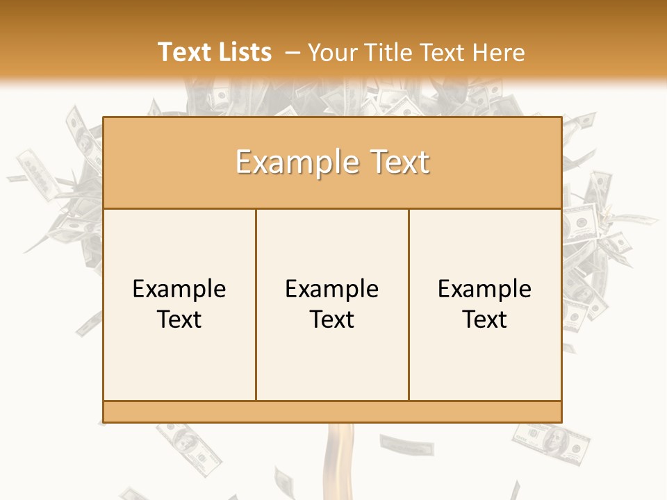 Gold Making Stock PowerPoint Template