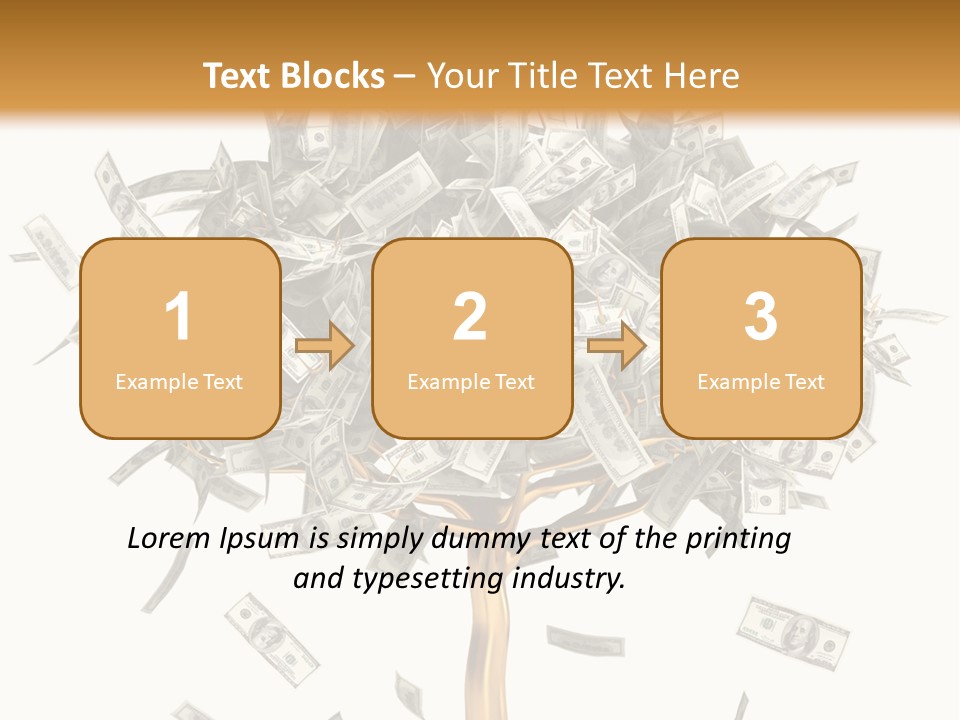 Gold Making Stock PowerPoint Template